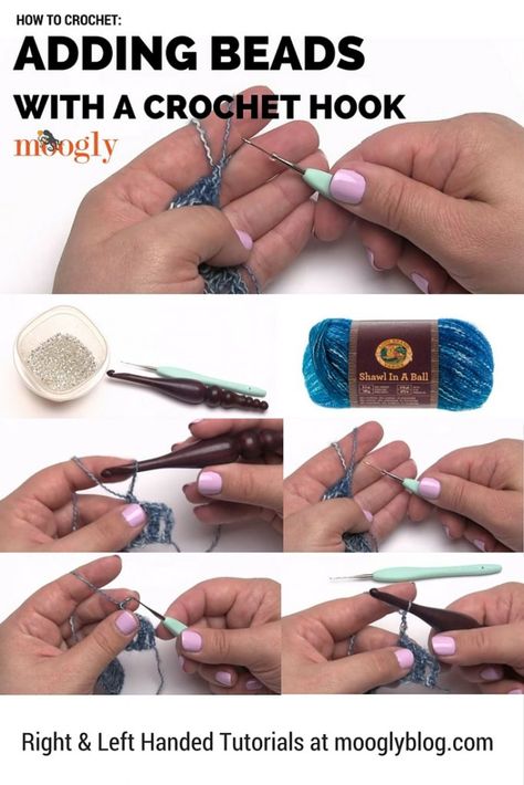 Crochet Beads, Crochet Jewlery, Crochet Hack, Crazy Quilting, Your Crochet, Crochet Instructions, Crochet Basics, Bead Crochet, Knit Or Crochet