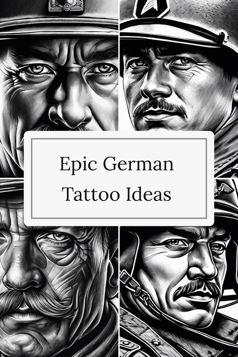 Delve into epic German tattoo concepts and unleash your cultural pride with inspiring designs! Explore more on our website for a stellar ink idea. Tattoo yourself cool in German heritage! #Tattoos #InkLovers #GermanPride German Style Tattoo, German Heritage Tattoo, German Tattoo For Men, Germany Tattoo Ideas, German Tattoo Ideas, Germanic Tattoos, Tattoo Yourself, Germany Tattoo, German Tattoo