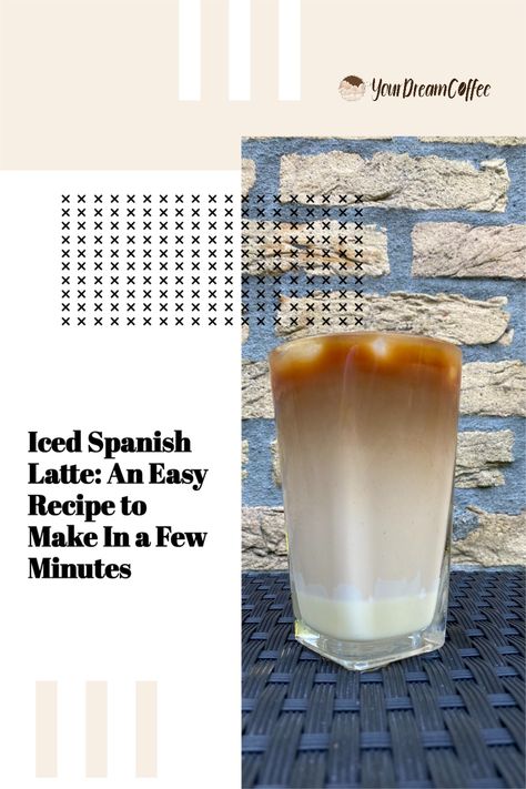 If you're like me and love to drink a good iced latte, then this iced Spanish latte is a must-try for you! Spanish Latte Iced, Spanish Latte Recipe, Spanish Latte, Coffee House Cafe, Spanish Coffee, Icee Recipe, Espresso Recipes, Making Coffee, Coffee Barista