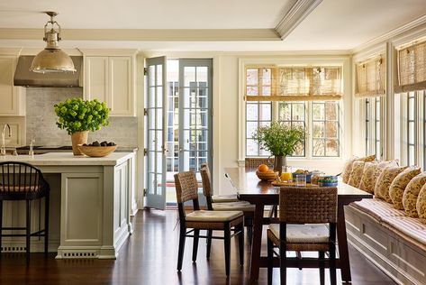 Mcgrath Ii, Farmhouse Traditional, Kitchen And Dining Room, Kitchen Nook, Architecture Interiors, Mountain House, Breakfast Room, Residential Design, Banquette