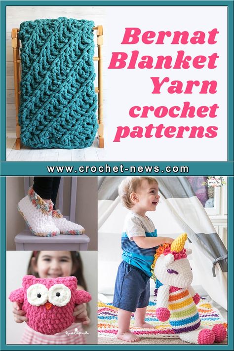 Bernat Blanket Yarn Crochet Ideas, Bernat Baby Blanket Yarn Patterns Hats, Crochet With Bernat Blanket Yarn, Crochet Patterns For Bernat Blanket Yarn, Crochet Patterns For Blanket Yarn, Bernat Blanket Yarn Patterns Crochet Christmas, Bernat Blanket Yarn Patterns Crochet Easy, Bernat Blanket Yarn Scarf Patterns, Bernal Blanket Yarn Patterns