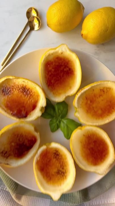 Replying to @Kelly Campbell lemon possets, brûléed 🍋 no eggs, no baki... | lemon tiktok | TikTok Tart, Sauce Pan, Vanilla Cream, Heavy Whipping Cream, Creme Brulee, Story Highlights, Ig Story, Lemon