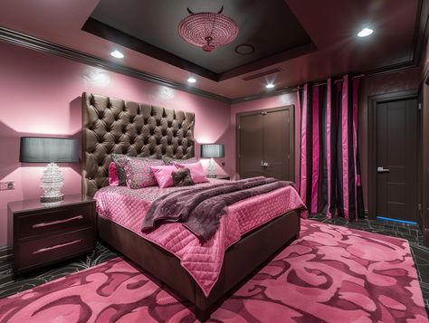 70 Modern Pink Bedroom Design and Decor Ideas for Home Owners – CreativeBooster Brown And Pink Apartment, Color To Paint Bedroom, Pink Brown Room, Brown And Pink Bedroom, Pink And Brown Room, Pink And Brown Bedroom Ideas, Pink And Brown Bedroom, Modern Pink Bedroom, Pink Bedroom Design