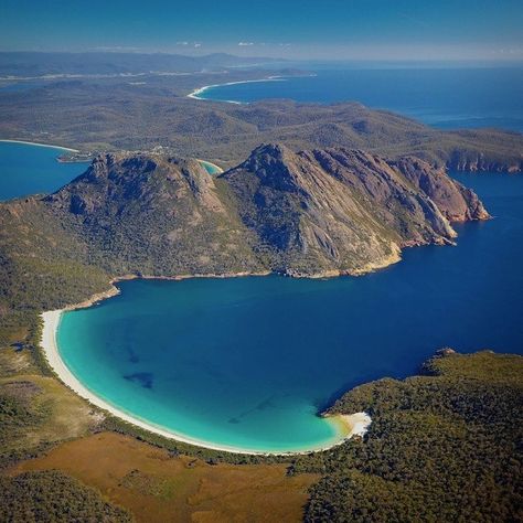 Wine Glass Bay, Tasmania, Australia Wineglass Bay, Float Plane, Tasmania Australia, Southern Cross, Australia Travel, Tasmania, Places Ive Been, Stuff To Do, Wine Glass