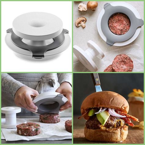 The easiest way to make burgers this summer that you know what the ingredients are! Mix ground meat with your favorite seasonings or try Pampered Chef’s *CHIPOTLE RUB*. Mix together and quickly and easily shape them with the press! Or make sliders all with the same press! National Burger Day, Stuffed Burgers, Hamburger Press, Burger Maker, Burger Mix, Pampered Chef Consultant, Burger Press, Burger Sliders, Turkey Chicken