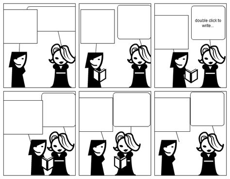 Stripgenerator.com - Blank Comic Strip Cartoon Strip Template, Blank Comic Strip Template With Pictures, Blank Comic Strip Template, Comics Template, Comic Strip Template, Comics Strip, Strip Art, Writing Comics, Comic Template