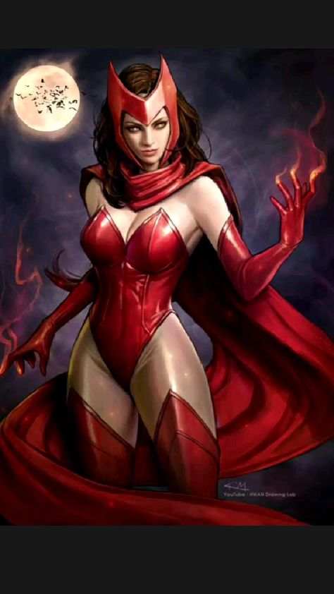 Witch Drawing, Bd Art, Marvel Characters Art, Female Superhero, Scarlet Witch Marvel, Comic Characters, Marvel Comic Universe, Comics Girls, Girl Vintage