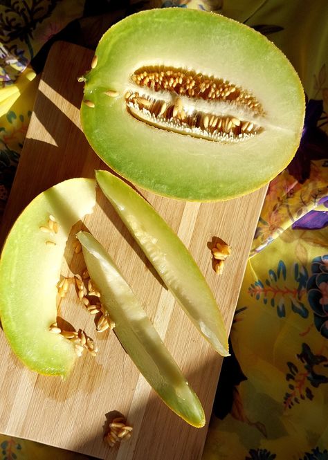 Melone aesthetics Buah Melon Aesthetic, Melon Aesthetic, Buah Melon, Notes Templates, Post Insta, Honeydew Melon, Persian Food, Southern Europe, Exotic Fruit