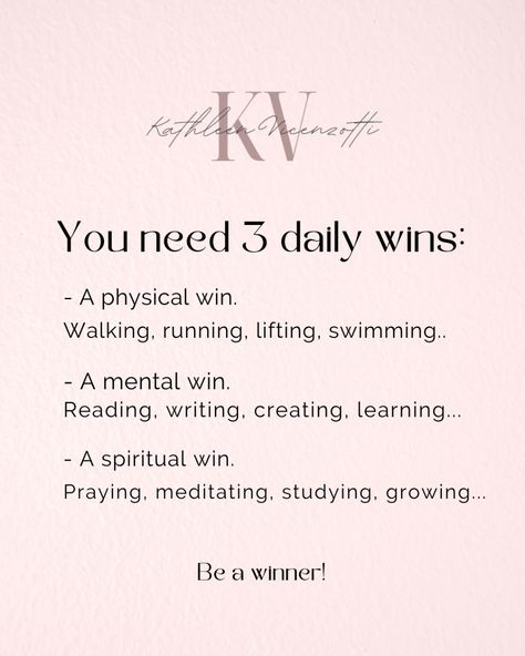 Did you have 3 daily wins today?  #selfmotivation #inspiration #makepeoplematter #womeninbusiness #businesscoach #dailymotivationalquotes You Need 3 Daily Wins, 3 Wins A Day, Positive Daily Quotes Motivation, 3 Daily Wins, Winning Quotes Motivational, 2025 Mindset, Daily Inspiration Quotes Motivation, Positive Daily Quotes, Winning Quotes