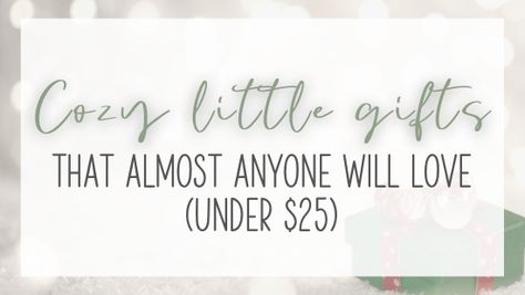 Cozy little gift ideas Little Gift Ideas, Gift Giving, Be Perfect, Little Gifts, To Start, Gift Ideas, Holidays, Gifts