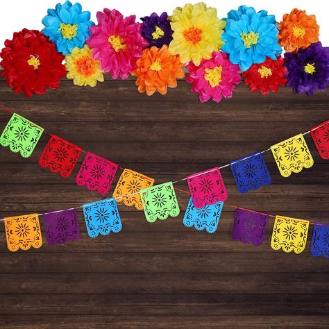 Floral Fiesta Theme Party, Fiesta Theme Table Centerpieces, Fiesta Theme Party Ideas, Mexico Party Theme, Elegant Mexican Theme Party, Mexican Backdrop, Purse Bingo, Fiesta Wedding Theme, Fiesta Theme Party Decorations