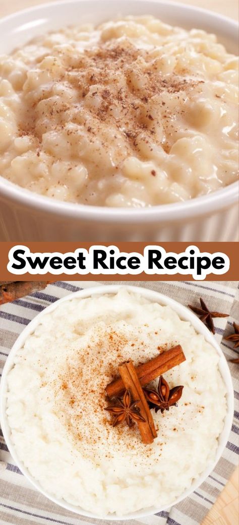 Rice Cooker Rice Pudding, Sweet Rice Pudding, Rice Pudding Recipe Easy, Rice Cooker Rice, Easy Rice Pudding, Long Grain White Rice, Trinidadian Recipes, White Rice Recipes, Creamy Rice Pudding