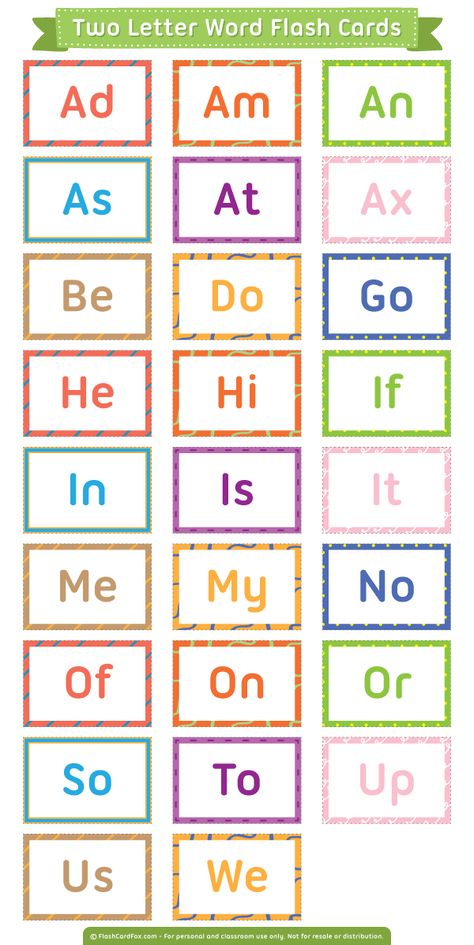 Free printable two-letter words flash cards. Download them in PDF format at http://flashcardfox.com/download/two-letter-words-flash-cards/ To Letter Words, Worksheet On Two Letter Words, Two Letter Words Worksheet In English, Sight Words For Class 1, Two Letter Sight Words Worksheets, 2 Letters Words, Two Letters Words For Kids, Flash Card Ideas, Phonics Two Letter Words