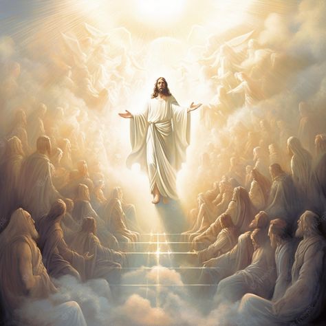 Ascension Day, Ascension Of Jesus, Jesus Crist, Jesus Is Risen, Jesus Christ Artwork, Crucifixion Of Jesus, Jesus Photo, Jesus Christ Art, Christian Artwork