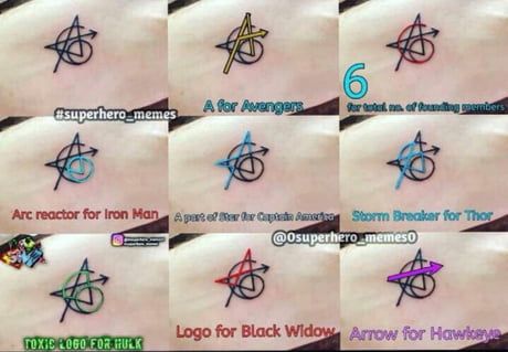 Robert downey jr‘s new tattoo. - 9GAG Avengers Tattoo, Superhero Memes, Marvel Tattoos, Book Logo, Deathstroke, Marvel Girls, Ms Marvel, Power Girl, The Avengers