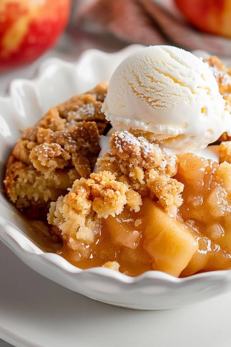 Dutch Apple Crisp, Best Apple Cobbler Recipe Ever, Apple Cobbler With Oats, Dutch Apple Cobbler, Homemade Apple Cobbler Recipes, Paula Deen Apple Cobbler, Small Batch Apple Cobbler, Old Fashioned Apple Cobbler, Apple Cobbler With Pie Crust