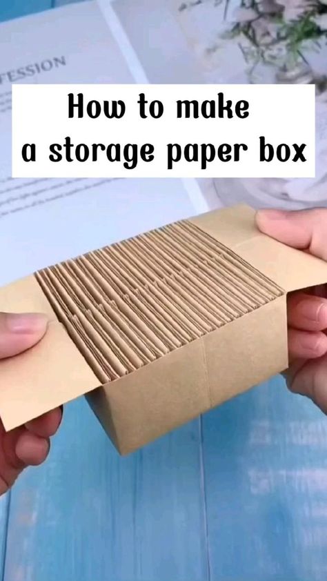 How to make a minu storage paper box in 2022 | Paper crafts, Paper craft diy projects, Paper crafts diy Potpourri Christmas, Kraf Kertas, Paper Craft Videos, Folding Origami, Instruções Origami, Seni Dan Kraf, Pinterest Diy Crafts, Paper Craft Diy Projects, Christmas Potpourri