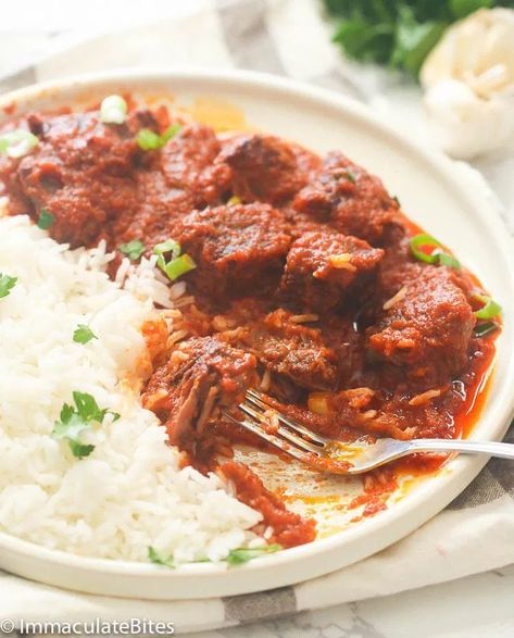 African Beef Stew - Immaculate Bites