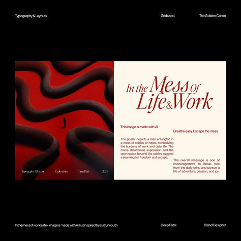 In The Mess Of Life & Work Grid Design Layout, Moodboard Design, 포트폴리오 레이아웃, Brand Palette, Social Media Branding Design, Perspective Drawing Lessons, Key Visual, Typography Layout, Website Illustration