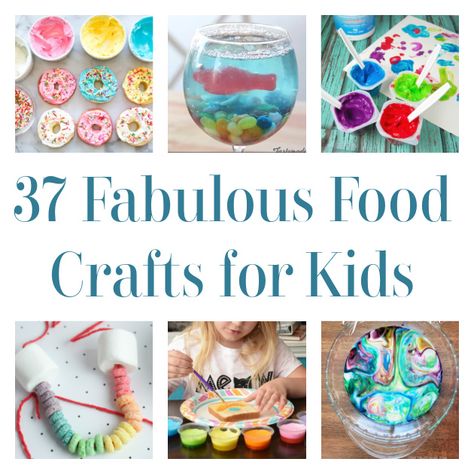 37 Fabulous Food Crafts for Kids Kid Food Crafts, Crafts With Food, Snack Crafts For Kids, Food Projects For Kids, Food Crafts For Kids Edible, Cooking Crafts For Kids, Food Crafts For Kids, Gummy Bear Popsicles, Kids Food Crafts