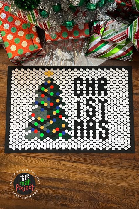 Large mat Letter Folk Tile Mat Christmas, Tile Mat Christmas Ideas, Letterfolk Christmas, Christmas Tile Mat Ideas, Letterfolk Christmas Mat, Christmas Letterfolk Mat, Tile Mat Christmas, Letterfolk Mat Ideas, Letterfolk Tile Mat Ideas Christmas