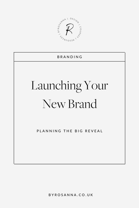 Brand Launch Checklist, Prelaunch Content Ideas, How To Announce Rebranding, Rebrand Launch Ideas, Rebranding Ideas, Brand Launch, Launch Checklist, Small Business Advice, Squarespace Website Design