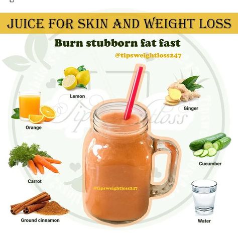 Carrot Detox Juice, Ginger Juice Benefits, Ginger Carrots, Carrot Juice Benefits, Juice For Skin, Healthy Juicer Recipes, Carrot Smoothie, Healthy Juice Drinks, Skin Drinks