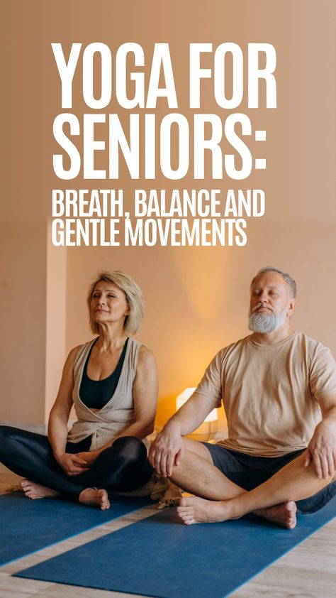 We know that movement is essential for optimal health—and this may even be more true as we age. So seniors, try this daily yoga practice for optimal health. Beginning Yoga, Yoga For Seniors, Yoga Iyengar, Yoga Posen, Easy Yoga Workouts, Types Of Yoga, Mental Training, Daily Yoga, Senior Fitness