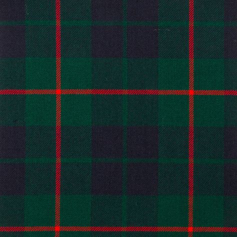 His Queen, Tartan Fabric, Green And Blue, Kilt, Color Palettes, Heavy Weight, Tartan, Scotland, Hunting