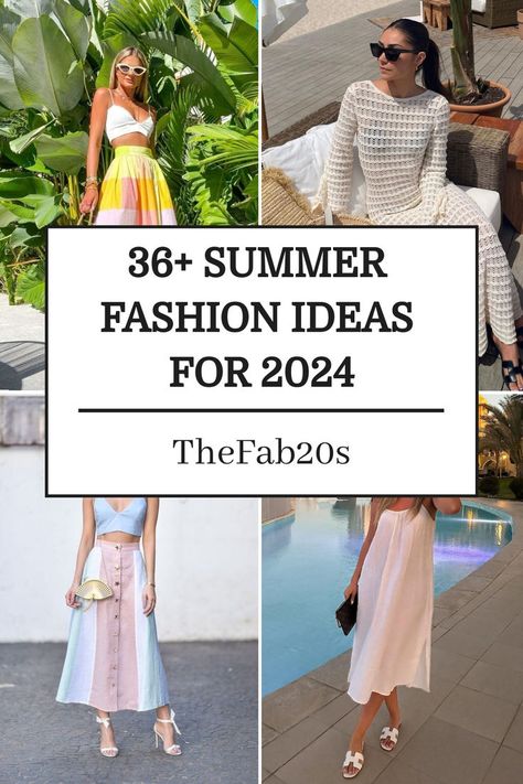 Looking for stunning summer fashion ideas? These trendy summer fashion 2024 ideas are TOO good.. We've collected some of the best summer styles here Europe Travel Outfits Summer, Summer Fashion Ideas, Outfits For Short Women, Outfit Ideas For Summer, Summer Dress Trends, Hot Summer Outfits, Chic Romper, Fall Trends Outfits, Summer Trends Outfits