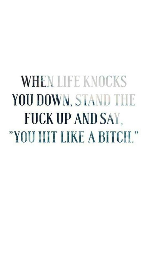 When life knocks you down... Quotes Positive, Quotes Badass, Inspirerende Ord, Motiverende Quotes, Sassy Quotes, Badass Quotes, Sarcastic Quotes, Carpe Diem, A Quote