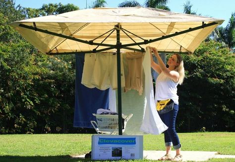 Make sure the washing ALWAYS gets dry, and have somewhere to gather in the shade with family and friends with... Win A Hills Hoist Rotary Clothesline Plus Clevacover Waterproof Cover Valued at $734.98 was published on Mouths of Mums. Clothesline Ideas, Hills Hoist, Outdoor Clothes Lines, Hanging Washing, Washing Line, Drying Clothes, Clothes Line, Clean Laundry, Outdoor Outfit