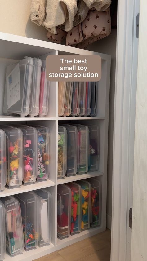 6 Cube Organizer - Brightroom™ curated on LTK Basement Toy Organization Ideas, Toy Block Storage, How To Organize Small Toys, Storage Cube Organization, Toys In Closet Organization, Toy Organization Bins, Organizing Toys In Bedroom, Organizing Cube Storage, Small Toys Organization