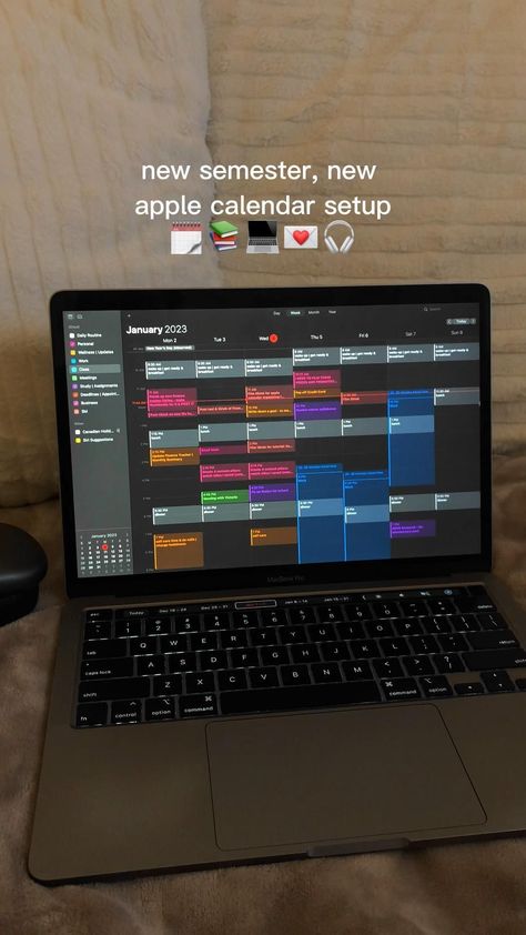 Free Digital Planner Templates Macbook Hacks, Calendar Aesthetic, Apple Calendar, To Do App, Studie Hacks, Free Digital Planner, Planning School, Digital Planner For Ipad, How To Stay Organized
