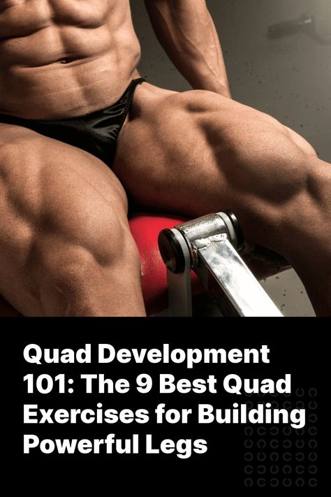 The quadriceps are one of the largest muscles in the human body and a signifier of strength, dedication, and mental fortitude. It’s no wonder building powerful legs is a dream of many fitness enthusiasts.    But what are the best quad exercises for developing the lower body? Is the squat enough, or Quad Workout Men, Quad Exercises Gym, Best Quad Exercises, Quad Strengthening, Quads Workout, Quad Workout, Legs Exercise, Quad Muscles, Compound Lifts