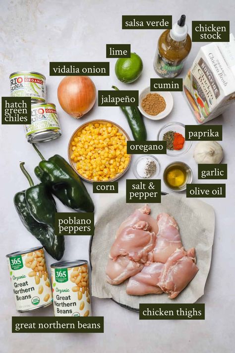 Green Chili Chicken Soup, Green Chicken Chili, Ground Turkey Chili Recipe, Chicken Chili Soup, Ground Turkey Chili, Green Chili Chicken, Chili Toppings, Green Chile Chicken, Green Chicken