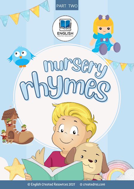 Nursery Rhymes Part 2 - English Created Resources Free Nursery Rhymes, English Created Resources, Free English Worksheets, Nursery Illustration, Grammar Skills, Rhythmic Pattern, Reading Comprehension Worksheets, Language Teacher, Early Literacy