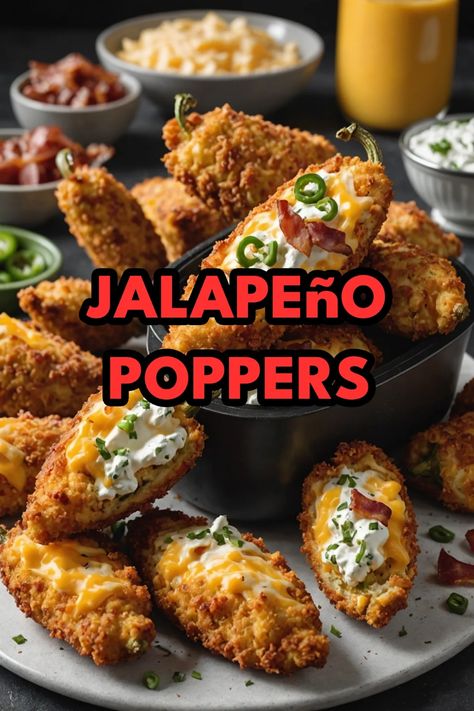 A photo of a  Jalapeño Poppers which is a type of air fryer side dishes Bacon Wrapped Jalapeno Poppers Air Fryer, Fried Jalapeno Slices Air Fryer, Air Fry Jalapeno Poppers, Thanksgiving Appetizers Air Fryer, Air Fryer Recipes Snacks Appetizers, Air Fryer Jalapeno Peppers, Air Fryer Hors D’oeuvres, Air Fried Jalapeno Poppers, Appetizer Recipes Air Fryer