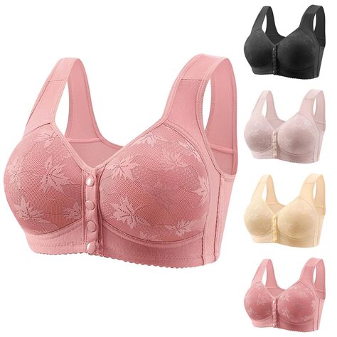 PRICES MAY VARY. 【Daisy Bras for Older Women】Our Breathable Cool Liftup Air Bra is crafted with breathable fabric that keeps you cool and dry, making it perfect for all-day wear. Wireless bras with support and lift,Covers and sustains the natural breast without clutter, without wires, and without disturbing straps. Say goodbye to discomfort caused by sweat and irritation. 【Sports Bras - Womens Bras No Underwire Full Support】Say farewell to traditional underwires that can be restrictive and uncomfortable. Our comfortable bra is wire-free, providing a natural and unrestricted fit that keeps you feeling comfortable all day long. Push up sports bras for women,bras front closure will bring you good support and improve, shape, and support a perfect bra shape. 【Bras for Women No Underwire】The moi Bras For Older Women, Front Closure Bras, Front Fastening Bras, Air Bra, Wireless Sports Bra, Bra Plus Size, Front Closure Bra, Plus Size Sports Bras, Backless Bra