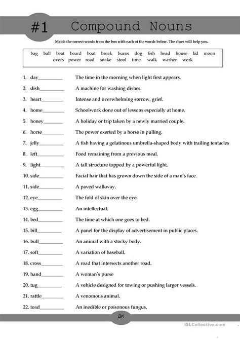 Compound Words Worksheets 3rd Grade, Compound Nouns, Nouns Exercises, Nouns And Verbs Worksheets, Nouns Grammar, Proper Nouns Worksheet, Compound Words Worksheets, Compound Words Activities, Maths Worksheet