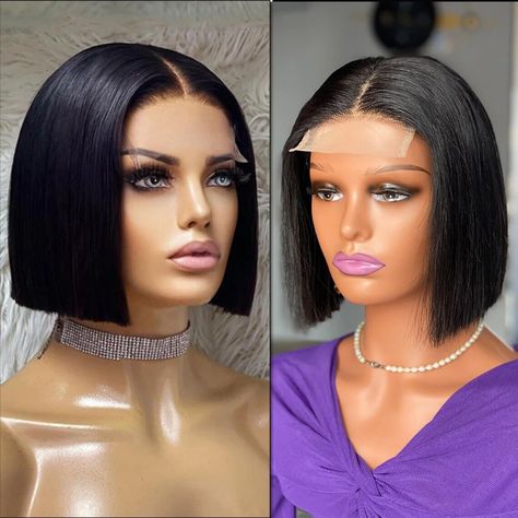 8inch Bob Wig, 8inch Bob, Bob Human Hair Wigs, Real Wigs, Chinese Hairstyle, Straight Bob, Black Wig, Lace Closure Wig, Human Hair Wig