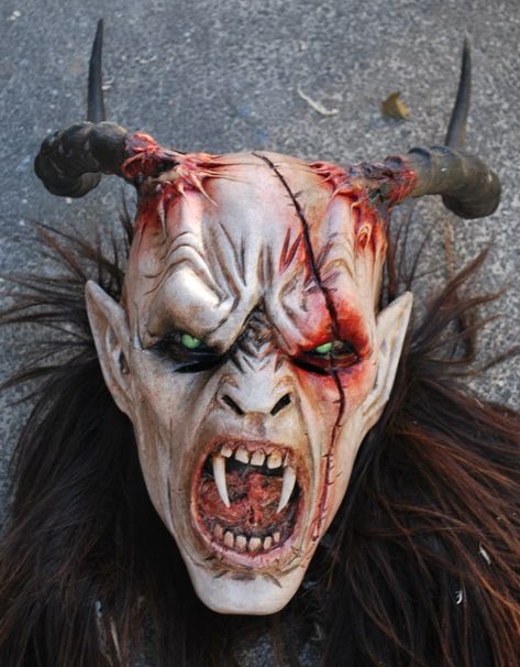 Krampus Mask, Latex Masks, Vampire Pictures, Zombie Monster, Scary Mask, Money Makers, Scary Halloween Decorations, Bad To The Bone, Most Haunted