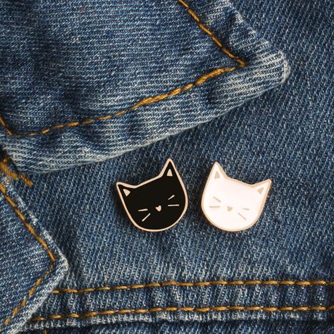 Cheap brooches for women, Buy Quality enamel brooch directly from China pin badge Suppliers: 2 Pcs / Set Hot Cartoon Cute Cat Animal Enamel Brooch Pin Badge Decorative Jewelry Style Brooches For Women Gift Enjoy ✓Free Shipping Worldwide! ✓Limited Time Sale ✓Easy Return. Cute Cat Face, Cat Enamel Pin, Sweet Cat, Cat Animal, Animal Brooch, White Cats, Jewelry Style, Cat Brooch, Enamel Brooch