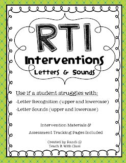 Rti Interventions Elementary, Rti Interventions, Intervention Specialist, Response To Intervention, Letters And Sounds, Reading Specialist, Struggling Students, Word Recognition, Struggling Readers