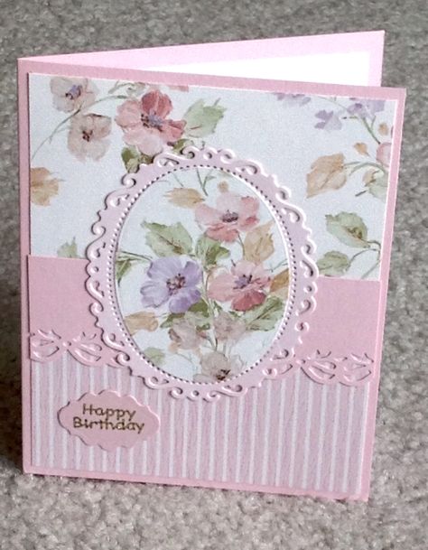 Wallpaper Scraps, Boutique Cards, Designer Paper Cards, Happy Birthday Cards Handmade, Papercraft Ideas, Homemade Birthday Cards, Hand Made Greeting Cards, Paper Trail, Embossed Cards