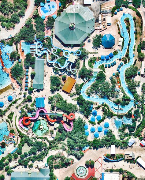 Amusement Park Plan, Theme Park Planning, Water Park Rides, Water Village, Resort Design Plan, Water Theme Park, Best Amusement Parks, Round The World Trip, City Layout