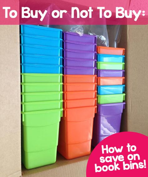 To Buy or Not To Buy: How to save on plastic book bins for your classroom library Organisation, Classroom Library Organization, Book Bins, Teaching Organization, Library Organization, Classroom Layout, Decor Organization, Organization And Management, Diy Labels