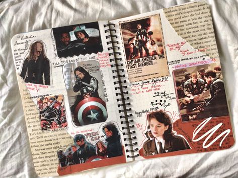 Marvel Journal Page, Marvel Scrapbook Ideas, Marvel Journal Ideas, Bullet Journal Title Fonts, Marvel Journaling, Comic Book Yearbook, Marvel Scrapbook, Marvel Journal, Bullet Journal Titles