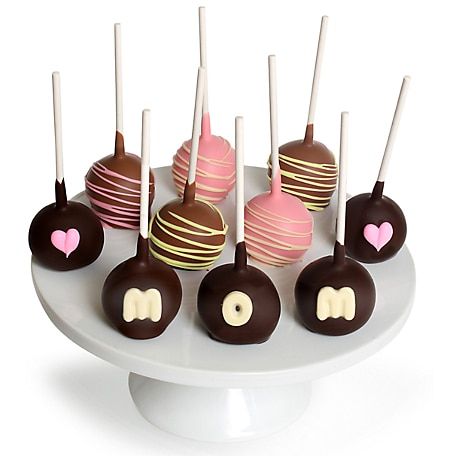 Cake Pop Gift, Cake Pop Prices, Heart Candies, Mothers Day Chocolates, Mothers Day Desserts, Chocolate Letters, White Chocolate Cake, Godiva Chocolate, Gourmet Food Gifts