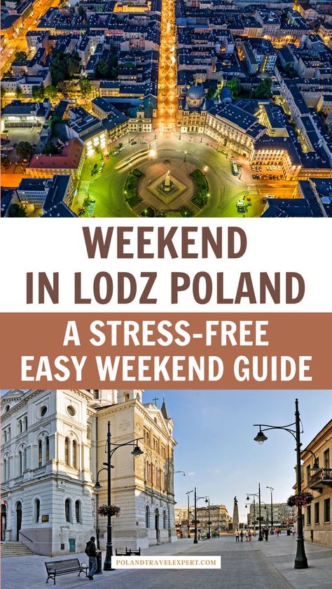 Looking for a relaxing escape? Discover a stress-free and easy weekend in Łódź with our ultimate guide! From leisurely strolls through charming streets to indulging in local cuisine, we’ve got everything you need for a serene getaway.Make sure you’re prepared with outfit ideas that keep you comfortable and chic while exploring the city’s laid-back charm. Lodz Poland, Poland Travel, Lodz, Hidden Gems, Budget Travel, Trip Planning, Places To See, Poland, Relaxation